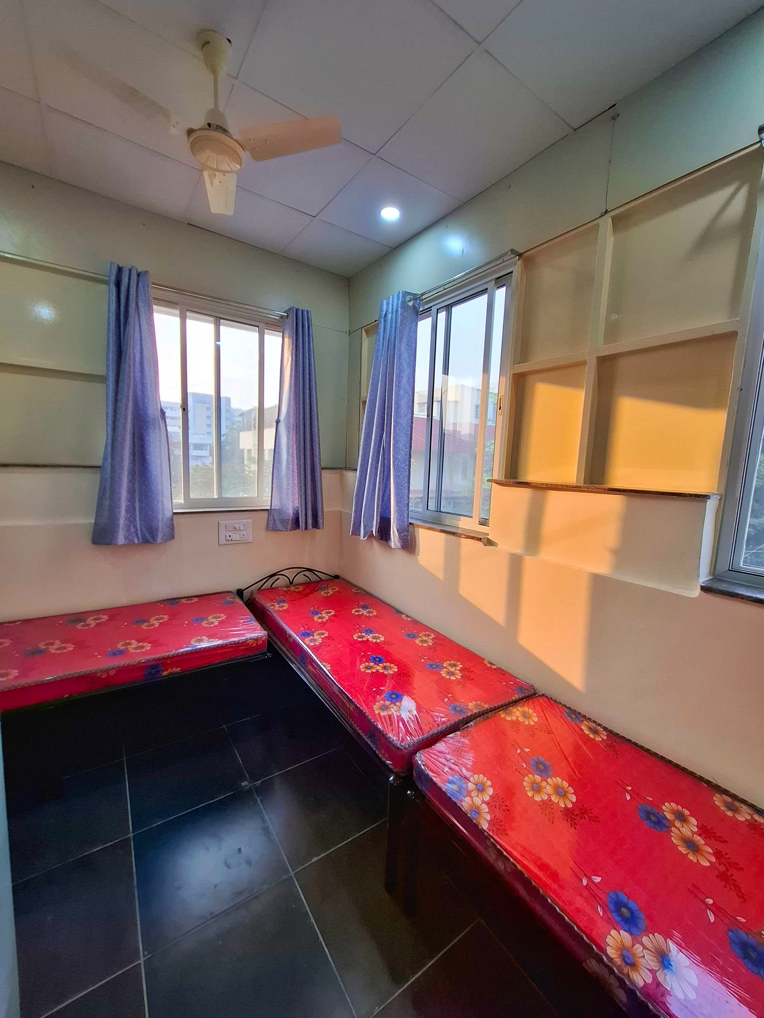 4 sharing room with attached bathroom at Nakshatra Girls PG